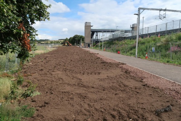 East Linton Station Construction - 2023-07-13